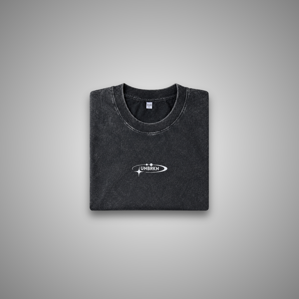 T-SHIRT OVERSIZE BLACK — "STAR"