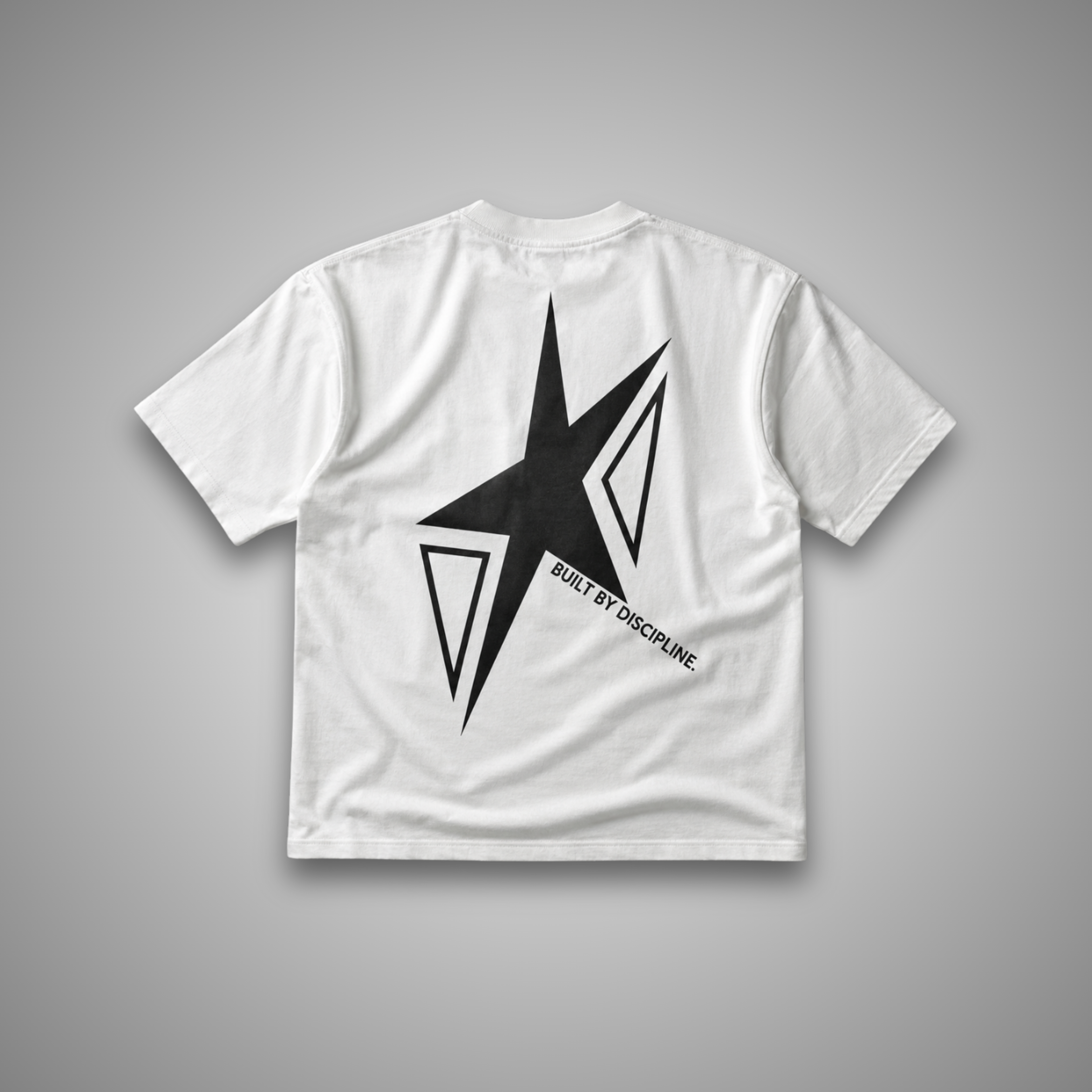T-SHIRT OVERSIZE WHITE — "STAR"